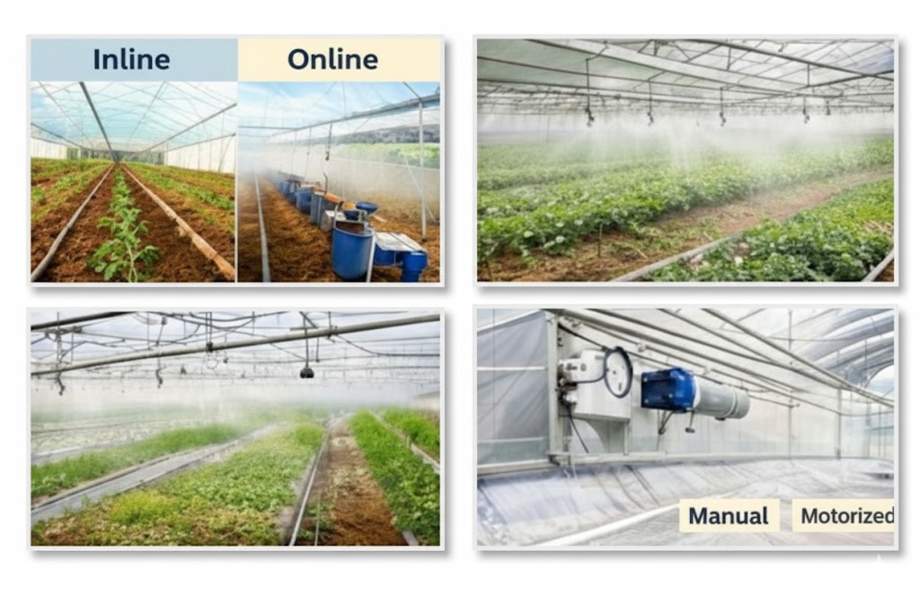 Greenhouse irrigation systems specification