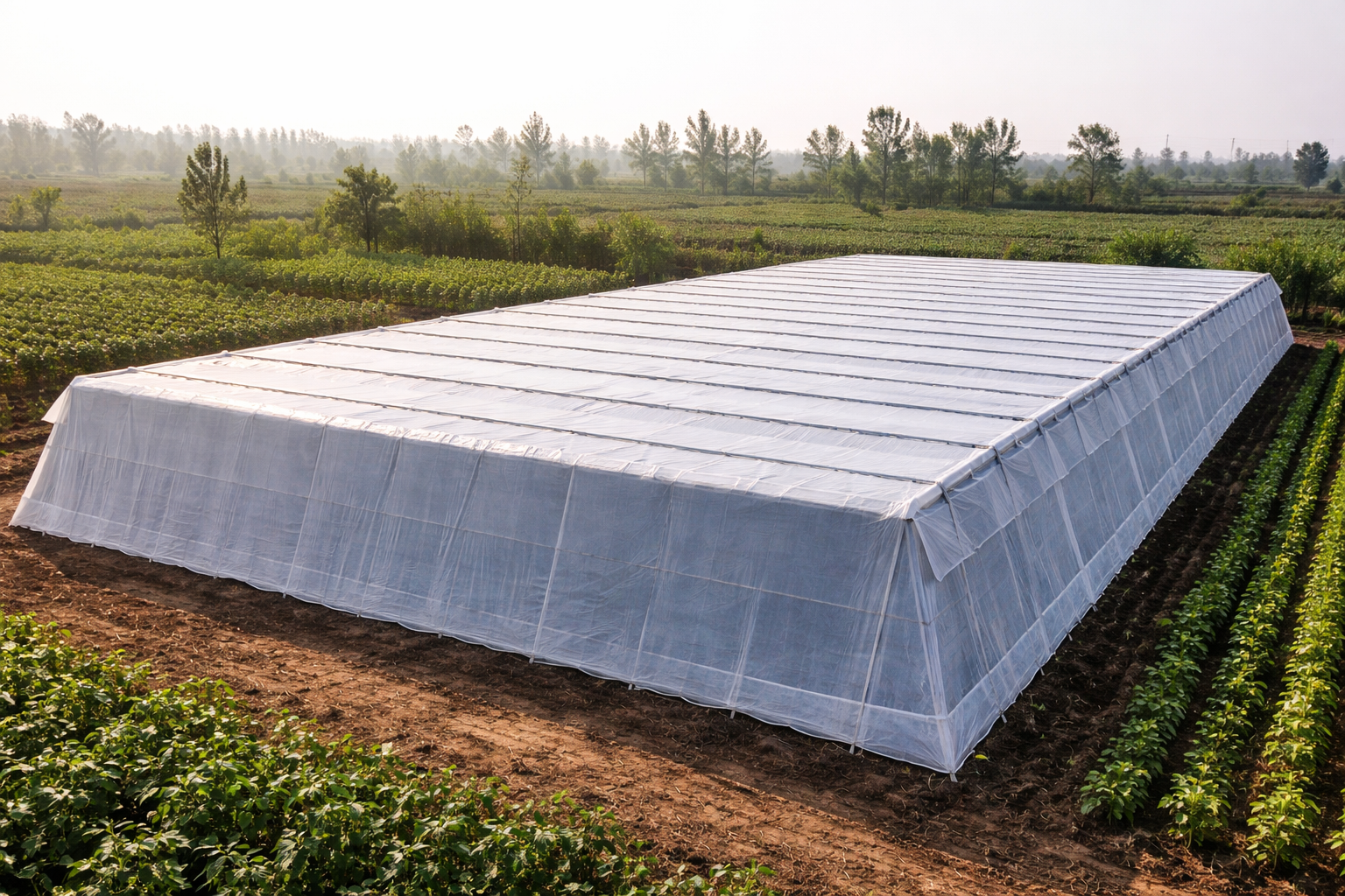 Retractable shade hybrid structure