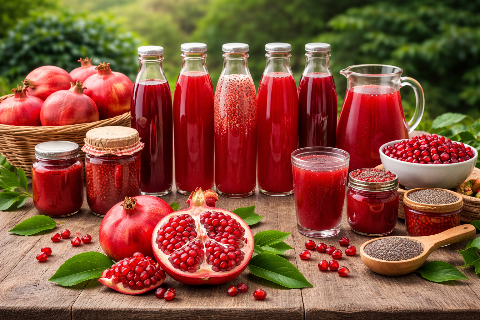 Pomegranate value addition