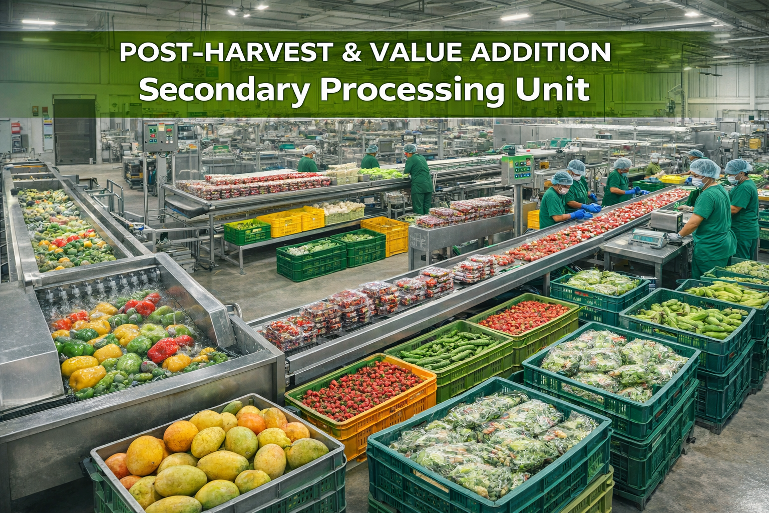 Secondary Processing Unit - Post-Harvest & Value Addition